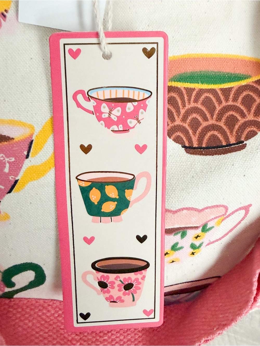 Coffee Lover Gift Set Tote, Lip Balm Duo, Charms & Bookmark NWT - Picture 11 of 13